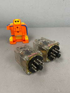 Potter & Brumfield KRP11DG Relay, 24VDC, *Lot of (2) Relays* (No Box)