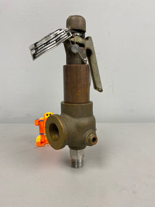 Kunkle 913BDCM03-KE Bronze Safety Relief Valve, 1/2", 482 PSI (No Box)