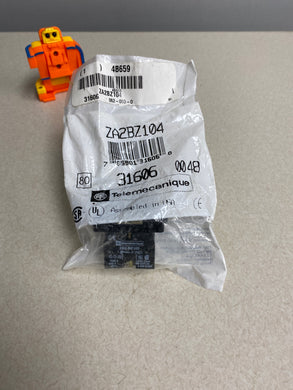 Telemecanique ZA2 BZ104 Kit Base Contact Push Button (New)