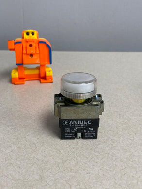 Aniuex LA158-BW White Push Button, *Lot of (8)* (Used)