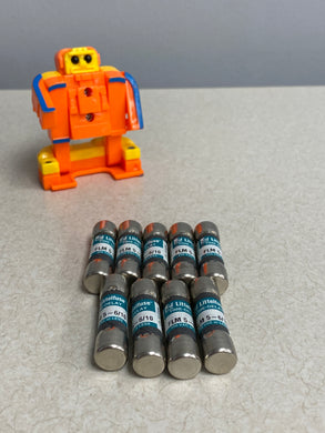 Littelfuse FLM 5 6/10 Amp Fuses, *Lot of (9) Fuses* (Open Box)