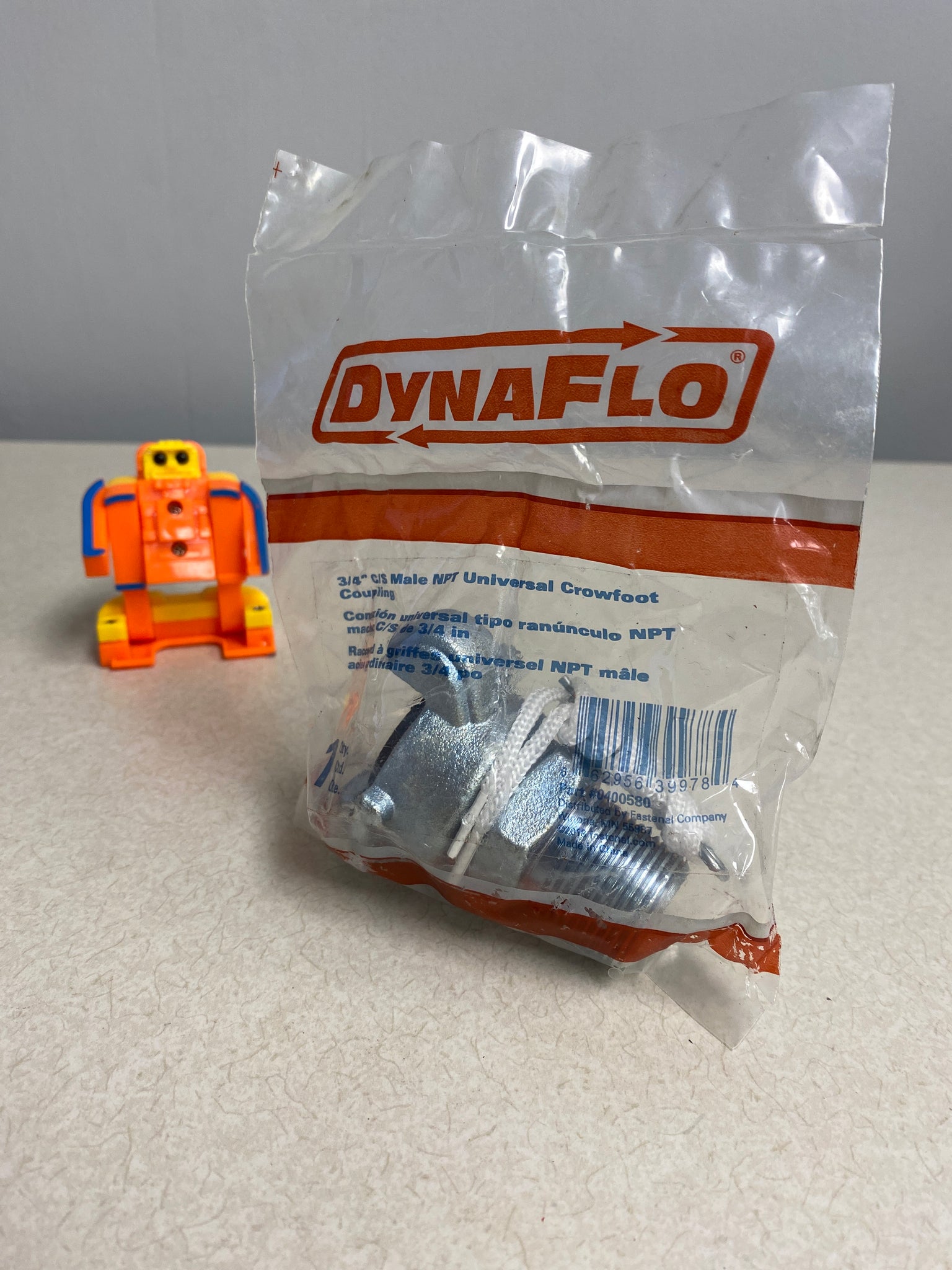 DynaFlo 0400580 3/4" Male NPT Universal Crowfoot Coupling Fastenal *Lo