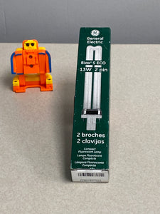General Electric Biax S ECO Light Bulb Compact Fluorescent 97573,*Lot of (9) Bulbs* (Open Box)