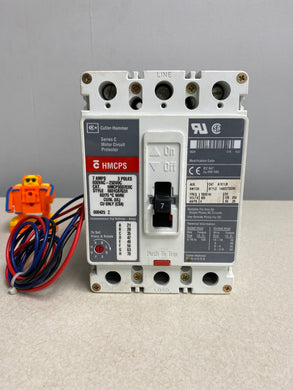 Cutler-Hammer HMCPS007C0C Circuit Breaker, 7A, 3P (Used)
