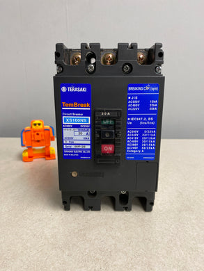 Terasaki XS100NS TemBreak Circuit Breaker, 30 Amp (Used)