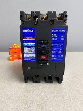 Terasaki XS100NS TemBreak Circuit Breaker, 100 Amp (Used)