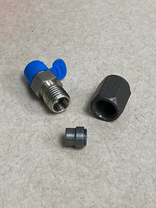 SSP 1/4 Tube OD x 1/8 NPT Male Pipe Straight Connector *Lot of (5)* (No Box)