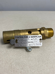 Kingston Fig 11 9 CSS 3/4 NPT Set 210 PSI 861 SCFM Relief Valve (No Box)