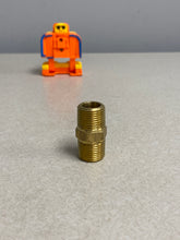 Load image into Gallery viewer, Brass Pipe Fitting 3/8&quot; x 3/8&quot; NPT Male Pipe, Hex Nipple, *Lot of (18)* (No Box)