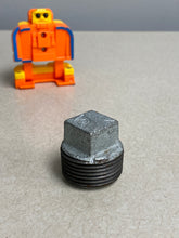Load image into Gallery viewer, Galvanized Malleable Iron Square Head Plug, 5P912, 1&quot; Pipe Size, MNPT Connection Type *Lot of (4)* (No Box)