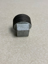 Load image into Gallery viewer, Galvanized Malleable Iron Square Head Plug, 5P912, 1&quot; Pipe Size, MNPT Connection Type *Lot of (4)* (No Box)