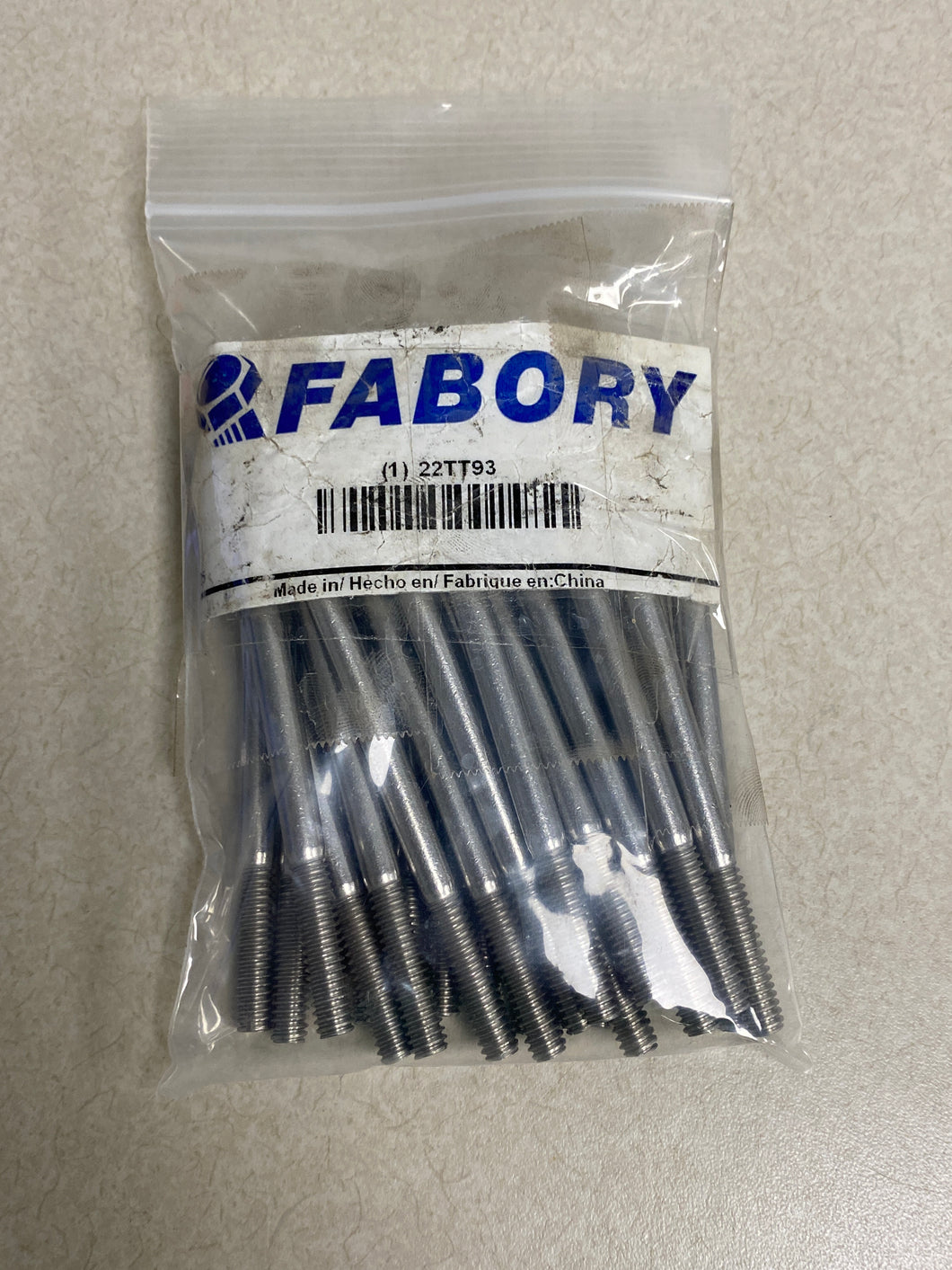 Fabory U51050.025.0350 Socket Head Cap Screw, 1/4