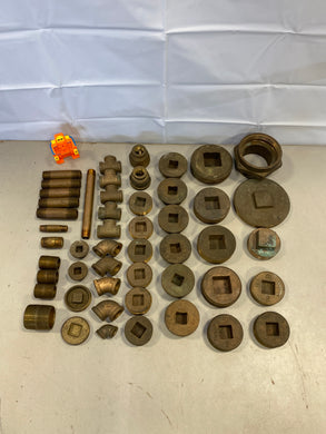 Assorted Lot of Brass Fittings, *Lot of (50) Fittings* (New/Used)