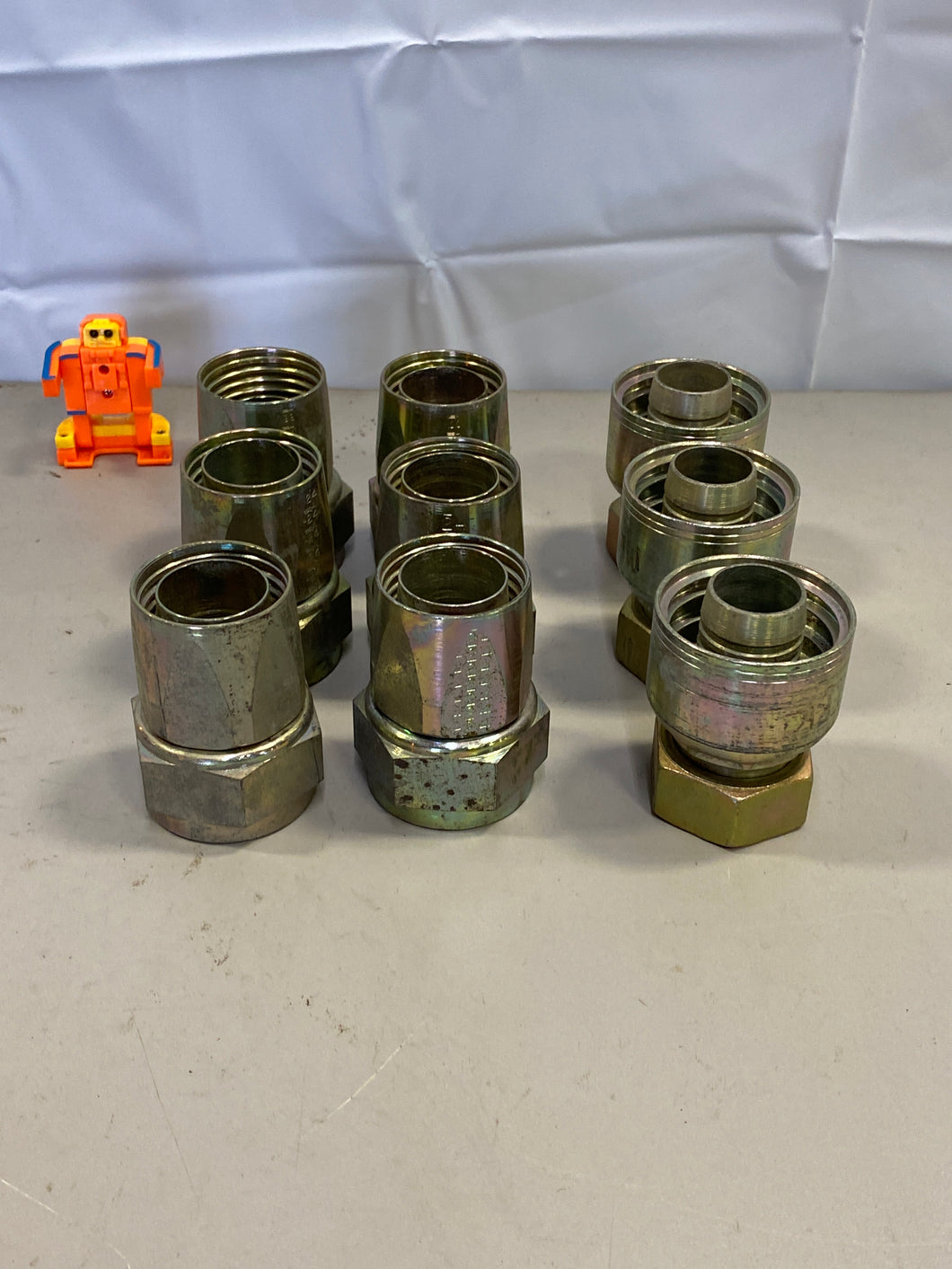 Assorted Lot of Fittings, *Lot of (9) Pcs*, (New/Used)