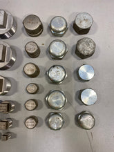Load image into Gallery viewer, Assorted Lot of Stainless Steel Pipe Caps, *Lot of (33) Pcs* (New/Used)