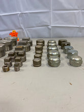 Load image into Gallery viewer, Assorted Lot of Stainless Steel Pipe Caps, *Lot of (33) Pcs* (New/Used)