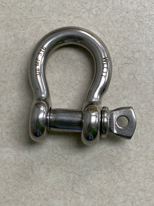 Marine Anchor Bow Shackle 3/8", 316 SS *Lot of (9) Shackles* (No Box)