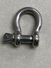 Load image into Gallery viewer, Marine Anchor Bow Shackle 3/8&quot;, 316 SS *Lot of (9) Shackles* (No Box)