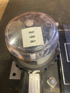 McDermott Light and Signal BGLEDCASE-PORT LED Nav Light, Solar Pwr, No Batt (Used)