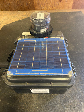 McDermott Light and Signal BGLEDCASE-PORT LED Nav Light, Solar Pwr, No Batt (Used)