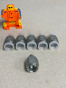 Hydraulic Fitting 2406-08-04  1/2" Female JIC X 1/4" Male JIC *Lot of (6)* (No Box)