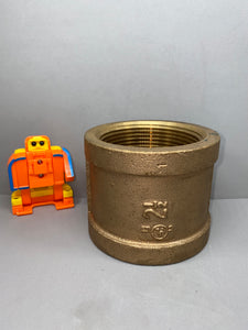 Red Brass Coupling 2-1/2" FNPT (No Box)