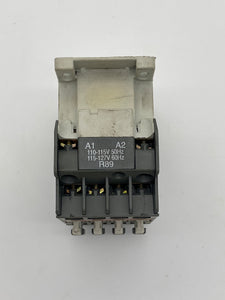 ABB N40E Contactor Relay, 110-115V, 50Hz / 115-127V 60Hz, *Lot of (2) Relays* (Used)
