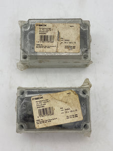 Fibox UL PC 100/75 T Enclosure *Lot of (2)* (No Box)