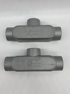 Appleton 1'' T Form 85 Unilet Conduit *Lot of (2)* (No Box)
