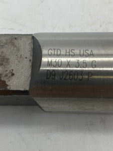 Greenfield Industries M30 X 3.5 G,  D9, 4 Flute, Bottom Tap (Open Box)