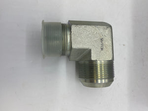 90 Degree Elbow Fitting, 1 7/8" JIC Male X 1 1/4" NPT Male *Lot of (4)* (No Box)