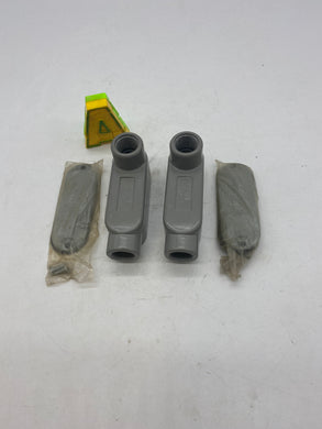 Orbit LB-50A Aluminum Electrical Conduit Body *Lot of (2)* (No Box)