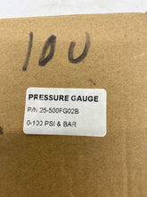 Load image into Gallery viewer, United Instruments 25-500FG02B Pressure Gauge, 0-100PSI 1/4" MNPT SS *Lot of (4) Gauges* (Open Box)