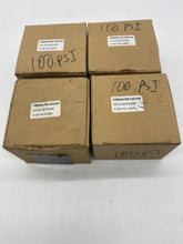 Load image into Gallery viewer, United Instruments 25-500FG02B Pressure Gauge, 0-100PSI 1/4" MNPT SS *Lot of (4) Gauges* (Open Box)