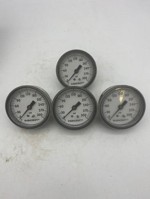 Ashcroft 0-300 PSI Gauge, 2-3/4
