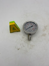Load image into Gallery viewer, Grainger 4CFH5 Pressure Gauge, 0-160, 2-1/2&quot;, Stainless Steel, Liquid Filled, 1/4&quot;MNPT *Lot of (3) Gauges* (Open Box)