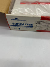 Load image into Gallery viewer, Cooper LPX60RWH Sure-Lites Poly. LED Exit Single Face Cover Red *Lot of (8)* (Open Box)