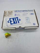 Load image into Gallery viewer, Red LED Exit Lighting Fixture w/ Battery Back-Up, 120V *Lot of (2)* (Open Box)