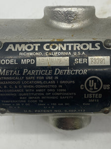Amot Controls MPD 1RW5W2 Metal Particle Detector (Used)