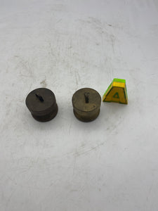 Camlock DP-150, 1.5" Camlock Brass Male Dust Cap *Lot of (2)* (No Box)