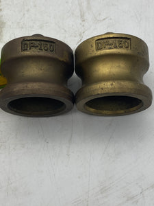 Camlock DP-150, 1.5" Camlock Brass Male Dust Cap *Lot of (2)* (No Box)
