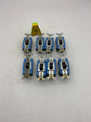 Cooper Industrial Grade Toggle Wall Light Switch *Lot of (8)* (No Box)