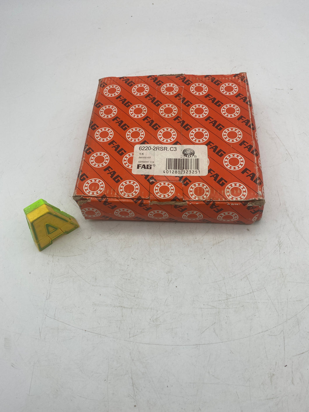 FAG 6220-2RSR C3 Deep Groove Ball Bearing (Open Box)