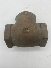 Load image into Gallery viewer, Hammond 967 2" Brass Swing Check Valve, 200 WOG (No Box)