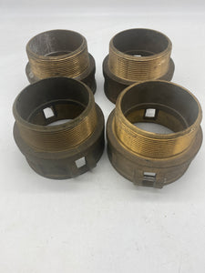 Andrew Dixon 400B  4" Female Camlock X 4" MNPT, *Lot of (4)* (Used)