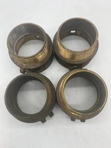 Andrew Dixon 400B  4" Female Camlock X 4" MNPT, *Lot of (4)* (Used)