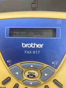 Brother FAX-817 All-In-One Fax, Telephone, Copier, 220-240VAC (Used)