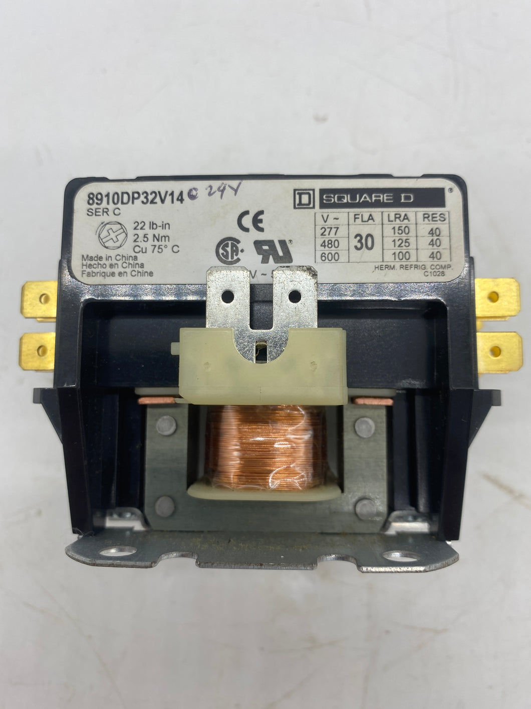 Square D 8910DP32V14 Definite Purpose Contactor (No Box)
