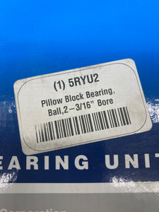 NTN UCP-2.3/16M Pillow Block Bearing, 2-3/16" Bore (New)