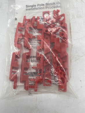 Brady 3T986 Single Pole Breaker Locking Device, 6-Pack (New)